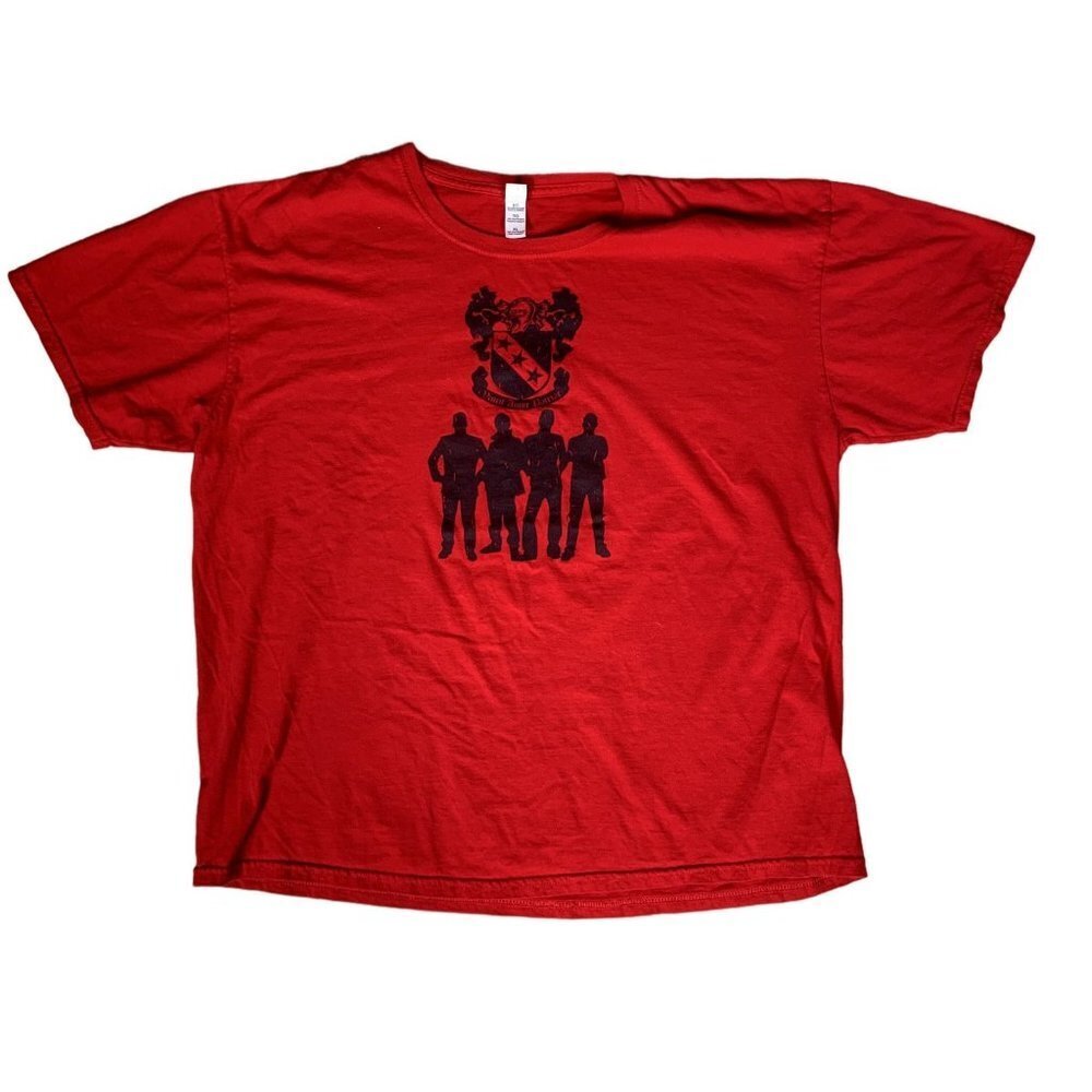 Vincit Amor Patriae US 28th Infantry 100% Cotton Red Shirt Size XL